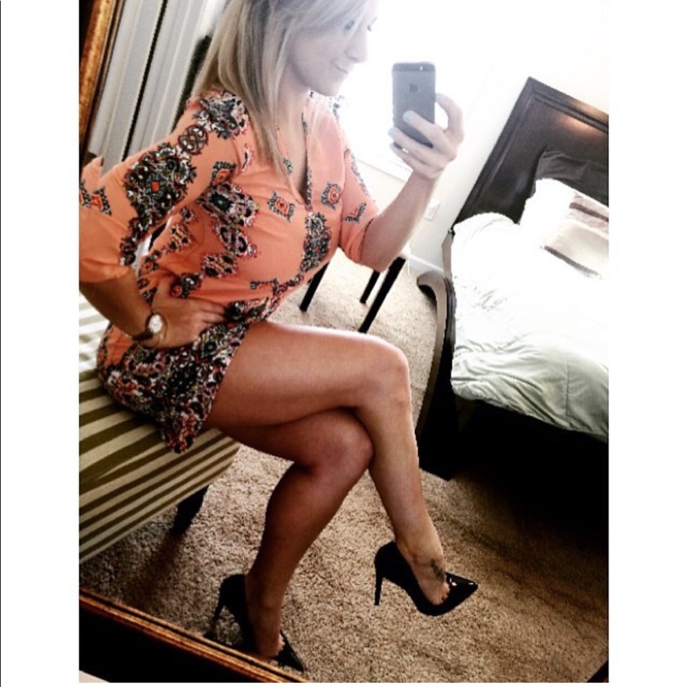 Bebop Orange Dress